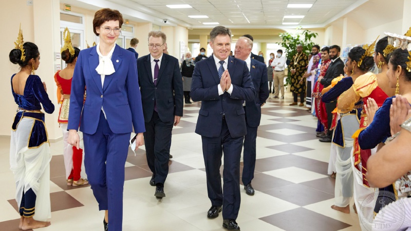 Deputy Prime Minister of the Republic of Belarus meets students of the University