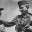 Герой Советского Союза А.И.Волынец и его тринадцатилетний сын Николай – разведчик отряда, 1944 год