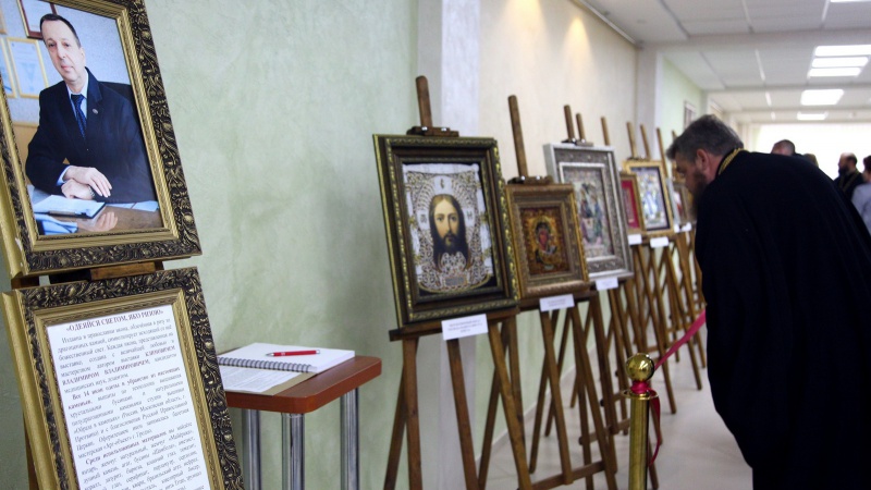 Выставка православных икон в ГрГМУ
