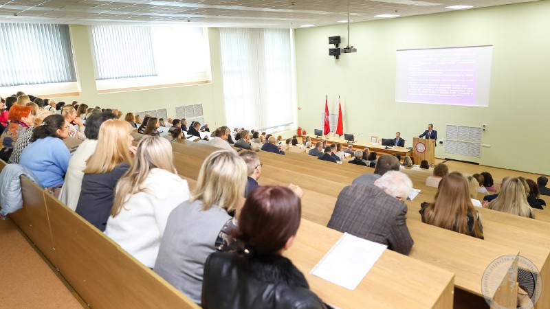 Законопроекты о ВНС и изменения в Избирательном кодексе обсудили в Гродненском государственном медицинском университете