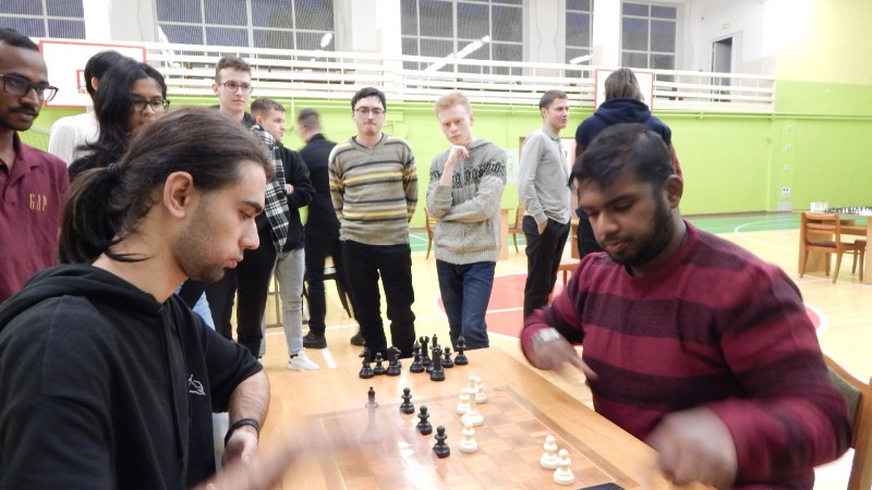 Команда факультета иностранных учащихся вновь становится победителем первенства по шахматам