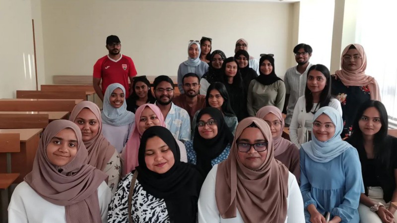 Заседание землячества студентов Мальдив
