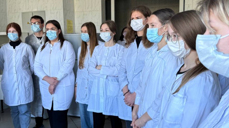 Студенты ГрГМУ посетили Щучинскую ЦРБ