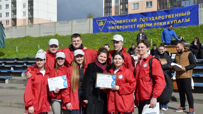 Студенты ГрГМУ – призёры художественно-спортивного фестиваля «Купаловский старт-2024»