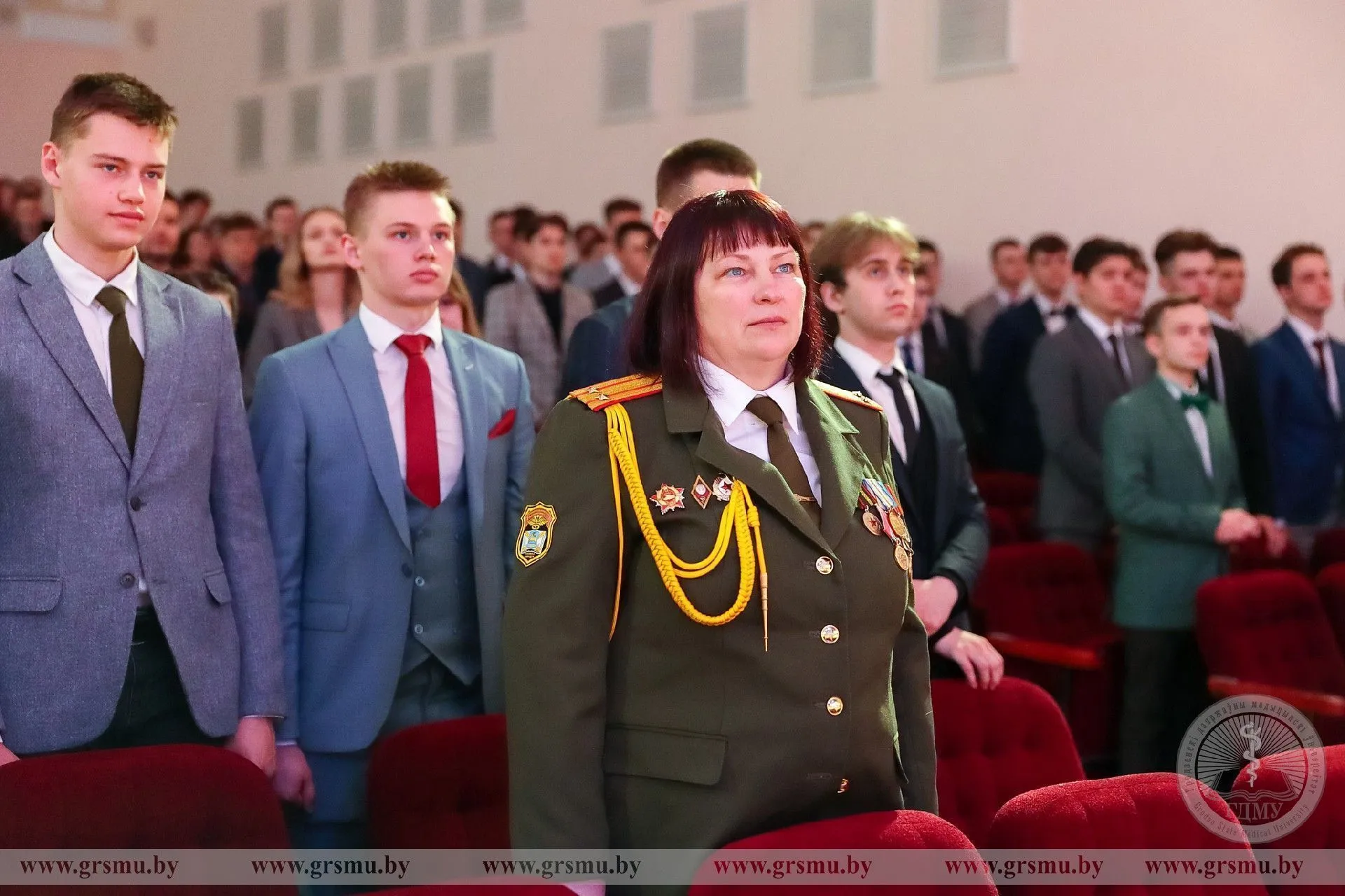 Руководство вуза поздравило ветеранов Гродненского медуниверситета – Владимира Андреевича Гальцева и Семена Феофановича Подофедова