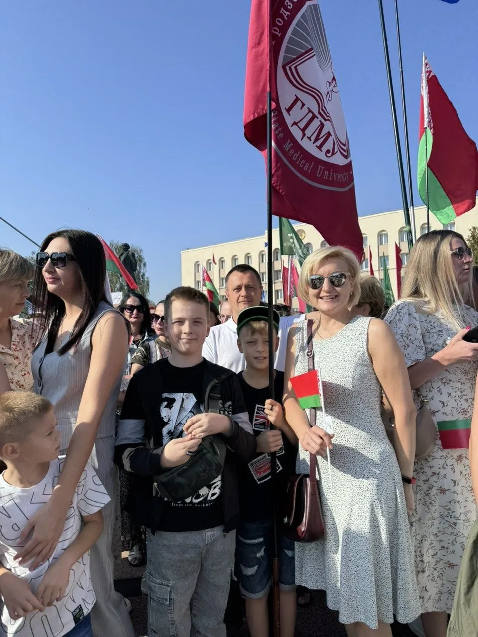 Сотрудники кафедры - на праздновании 896-го дня рождения Гродно