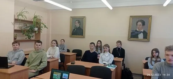 Заседание студенческого научного кружка кафедры иностранных языков