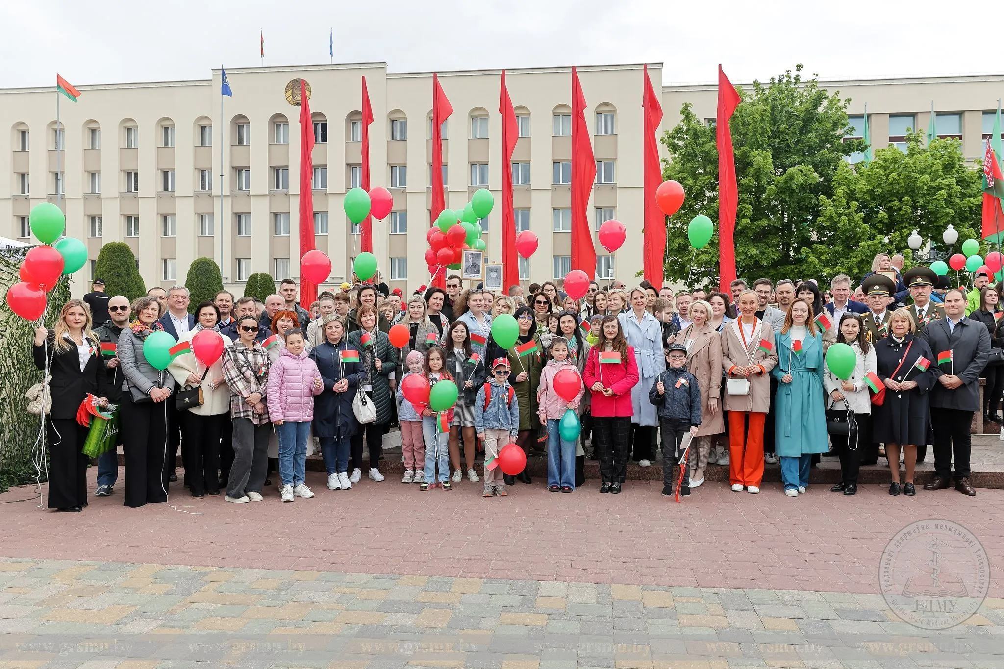 Гродненский государственный медицинский университет присоединился к празднованию Дня Победы!