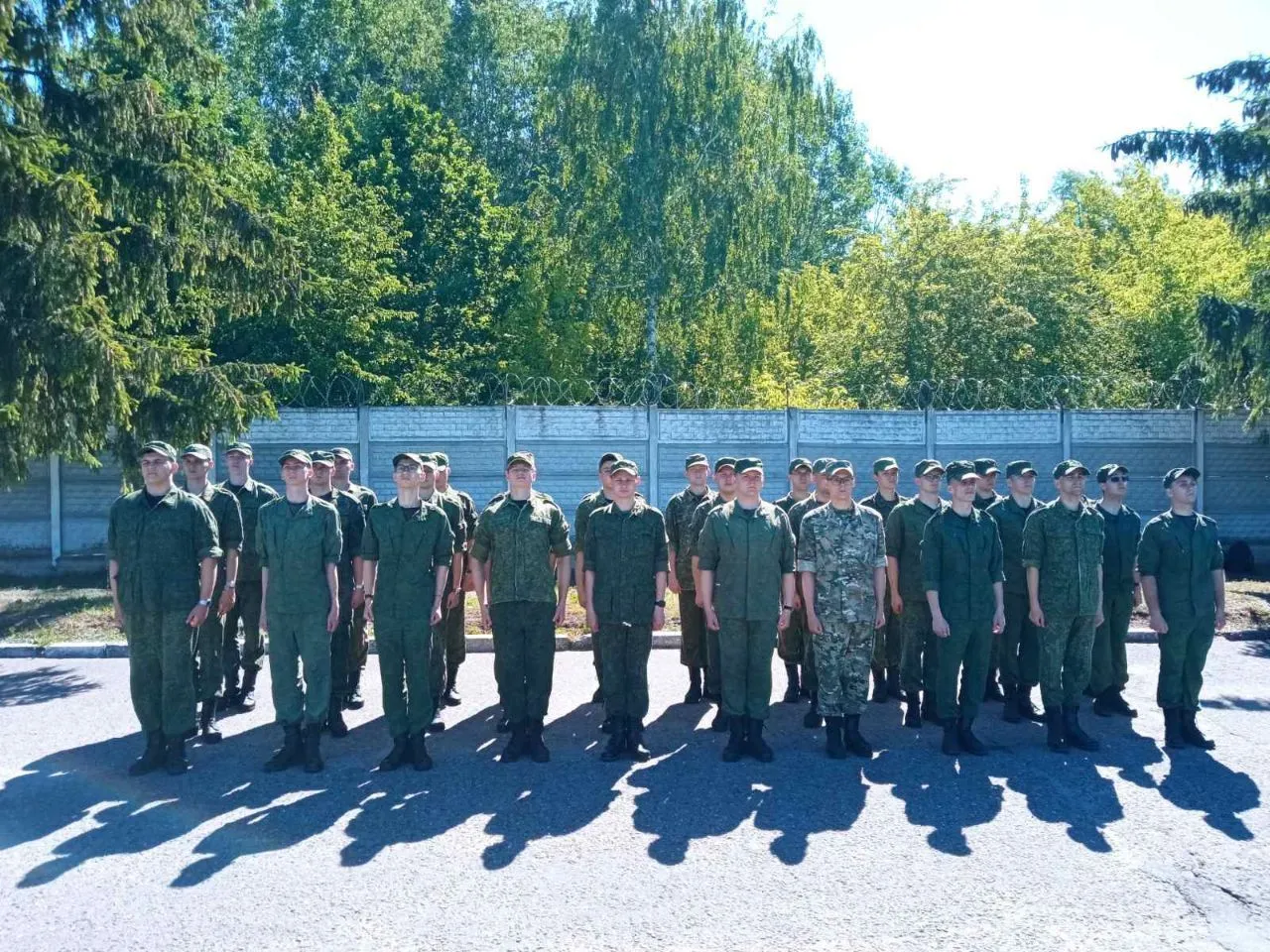 На военной кафедре ГрГМУ проходит итоговая практика