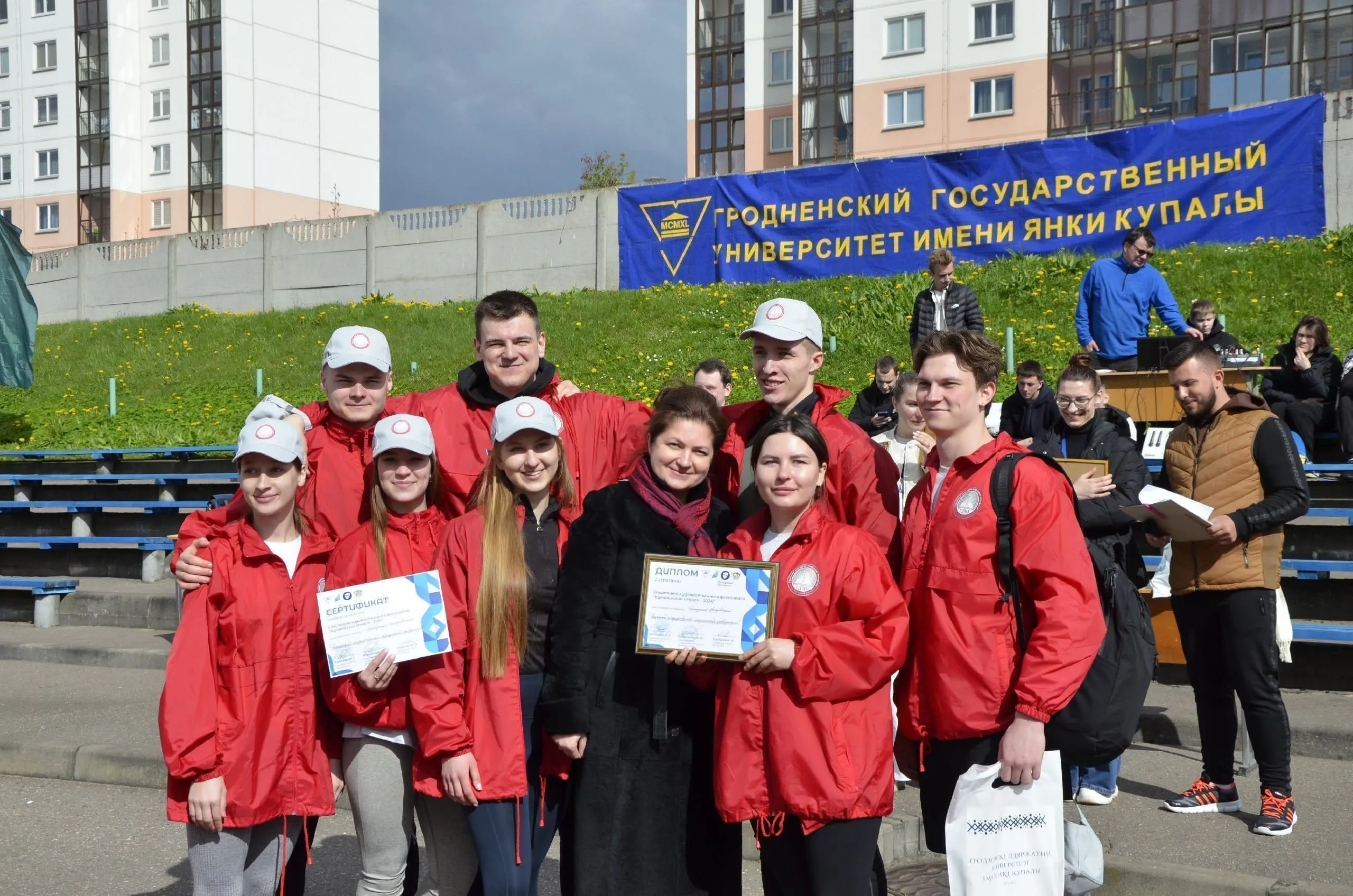 Студенты ГрГМУ – призёры художественно-спортивного фестиваля «Купаловский старт-2024»