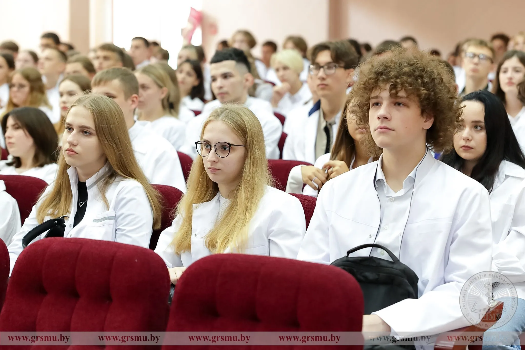 Встреча ректора ГрГМУ со студентами-первокурсниками