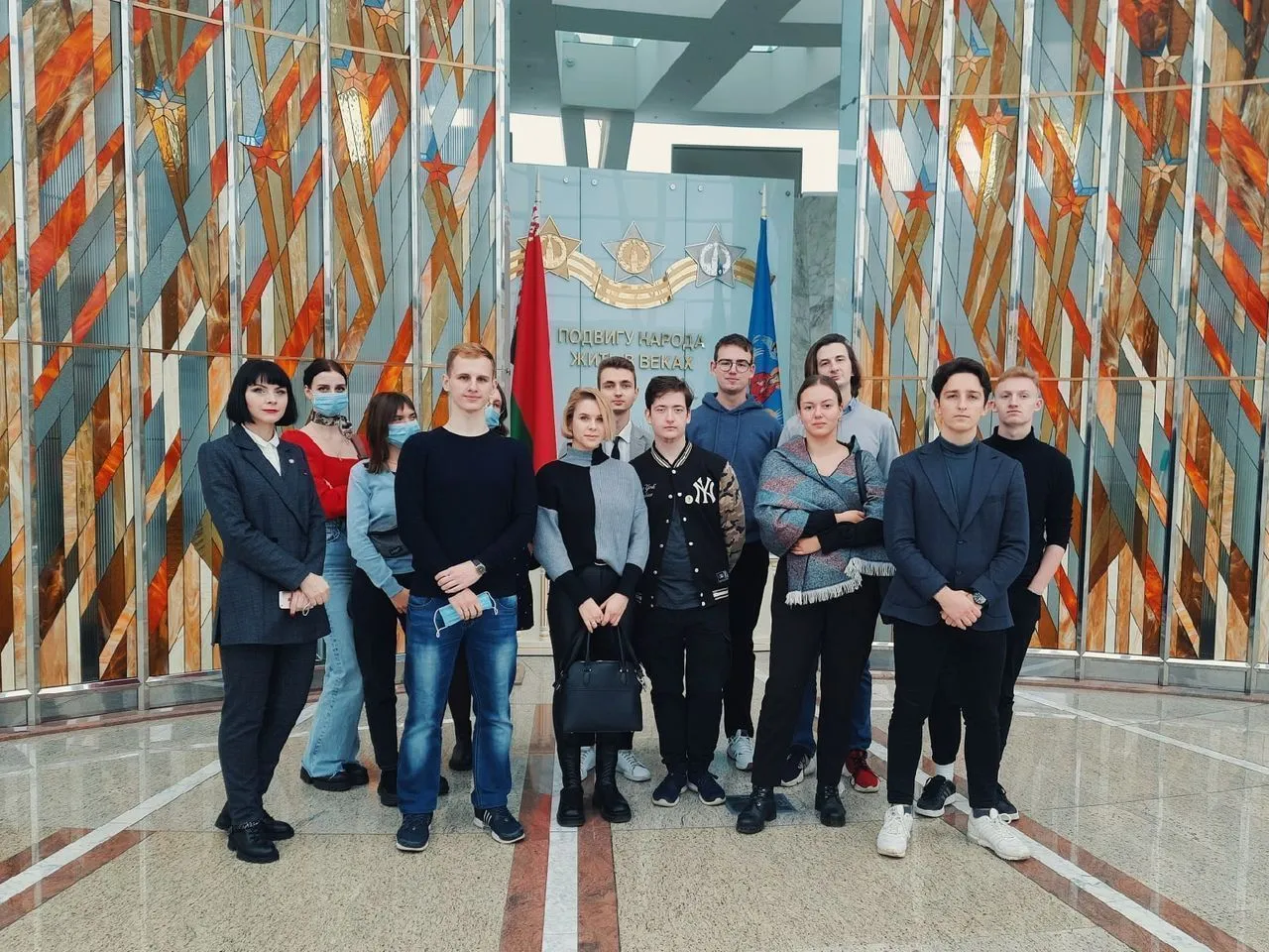 Делегация ГрГМУ посетила с экскурсией Дворец Независимости в Минске