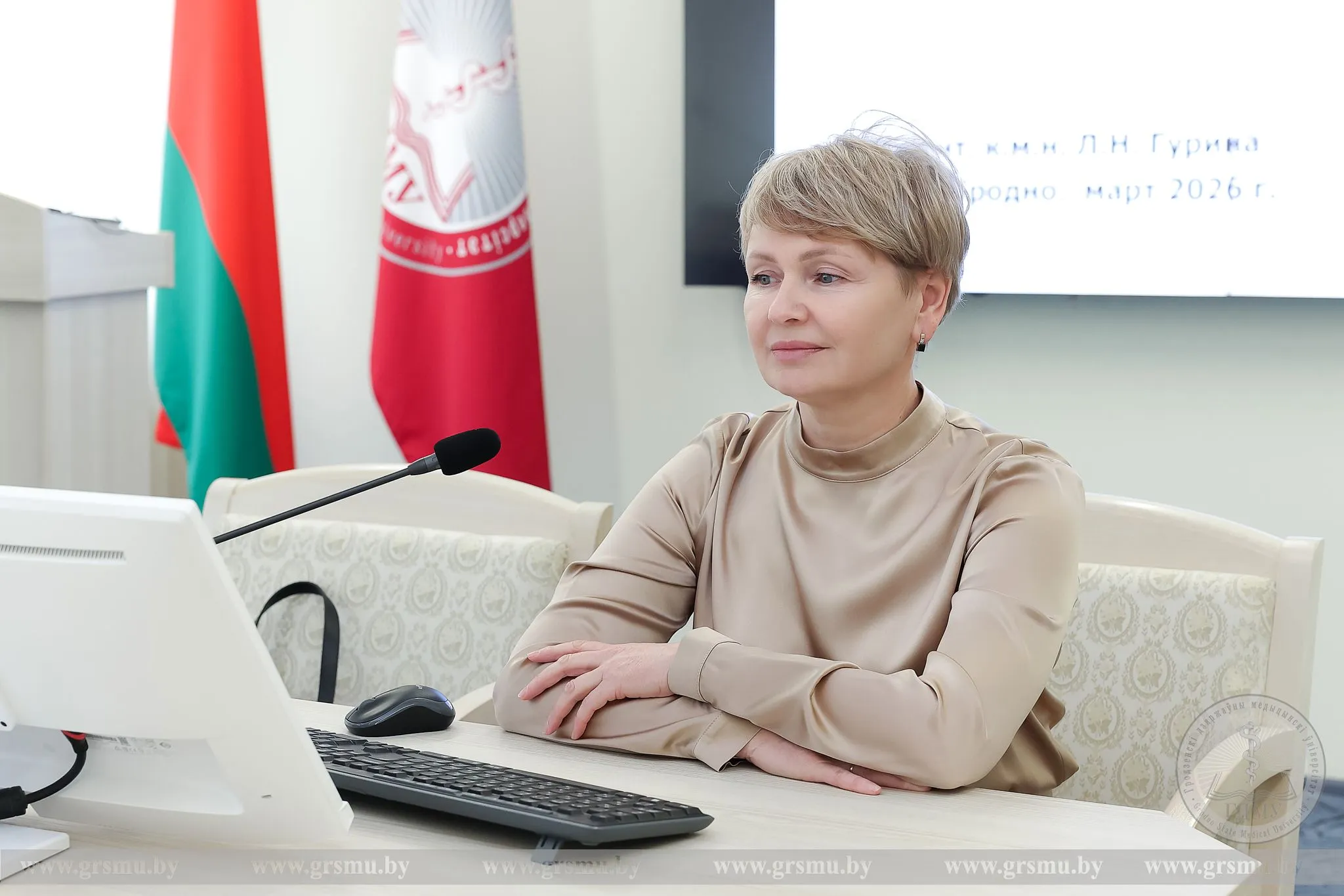 Доцент ГрГМУ провела онлайн‑лекцию для врачей‑интернов и неонатологов Оренбургского ГМУ