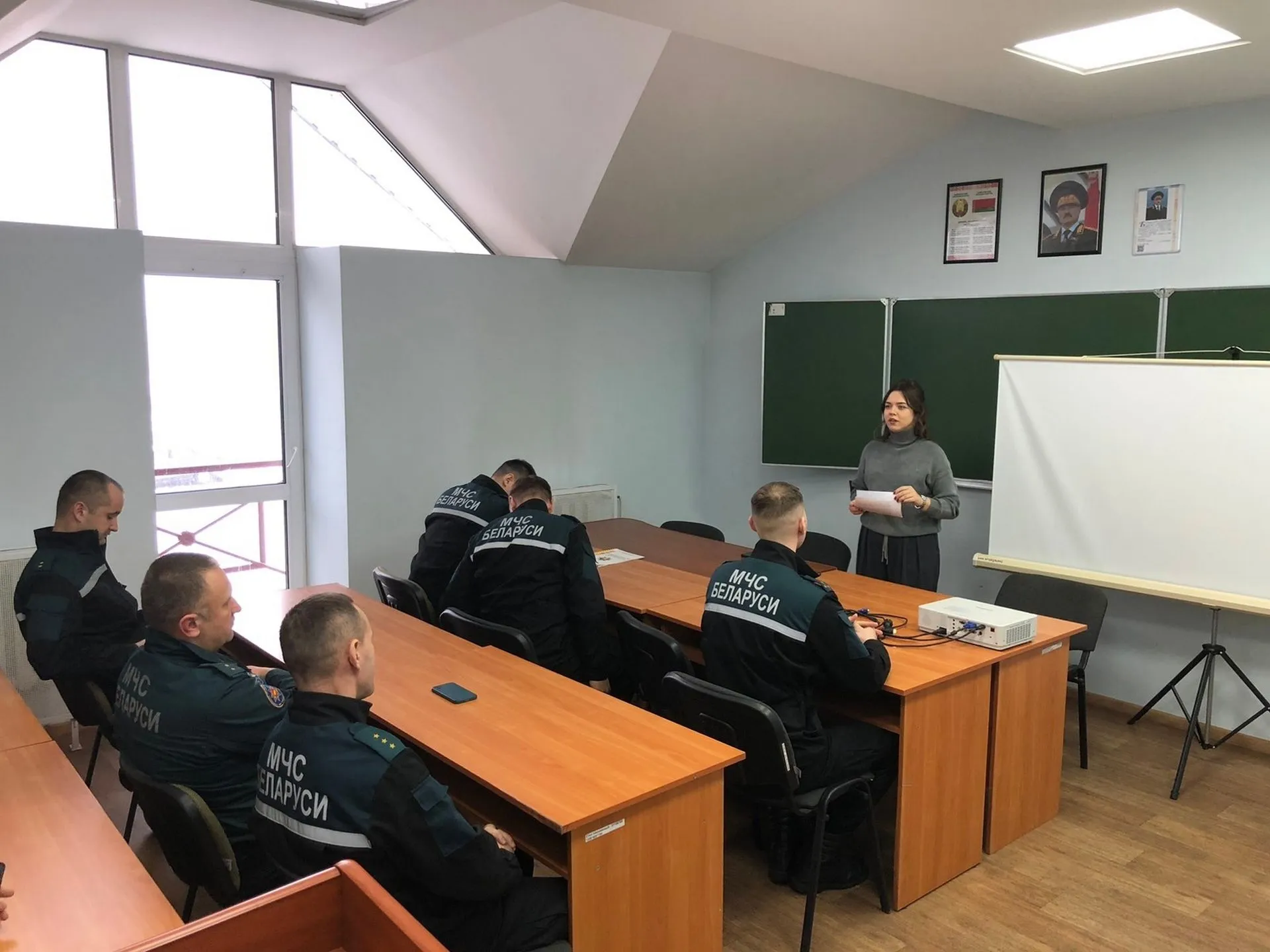 Лекция для сотрудников пожарной аварийно-спасательной части №5 г. Гродно