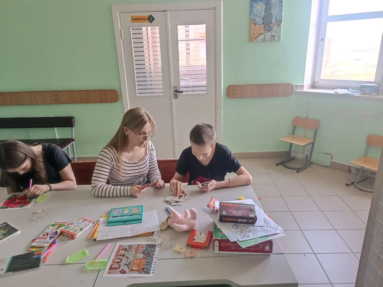 Работа проекта "Согревая души"