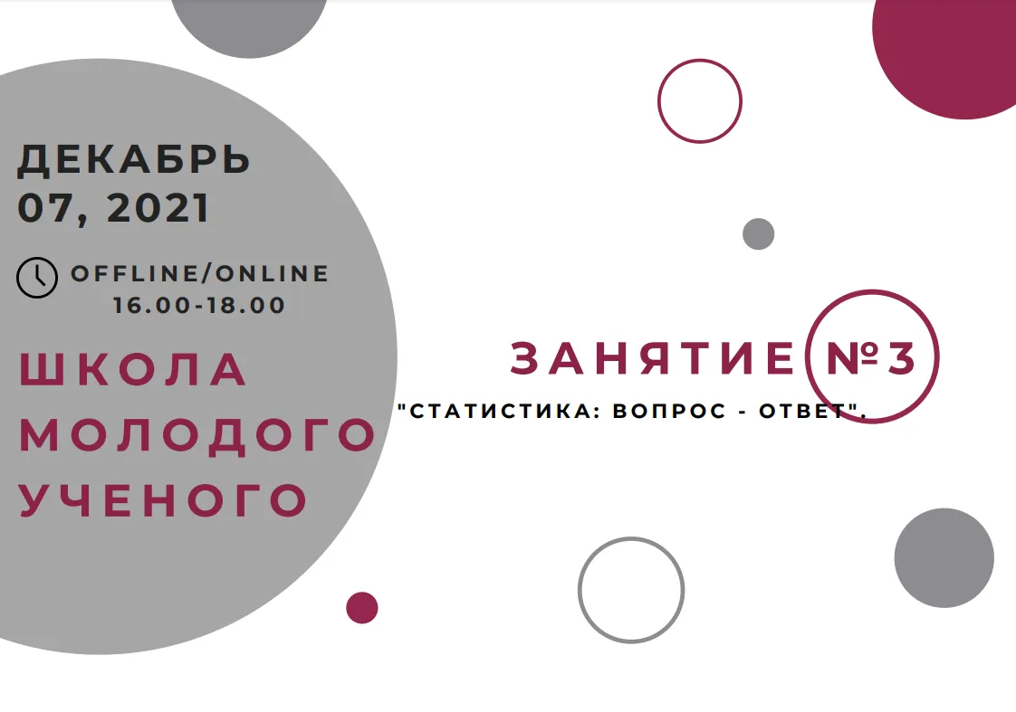 Заседание Школы молодого ученого