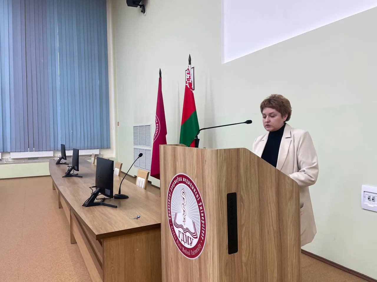 В Гродненском государственном медицинском университете прошёл единый день информирования на тему: «Выборы депутатов 2024: аргументы и факты»