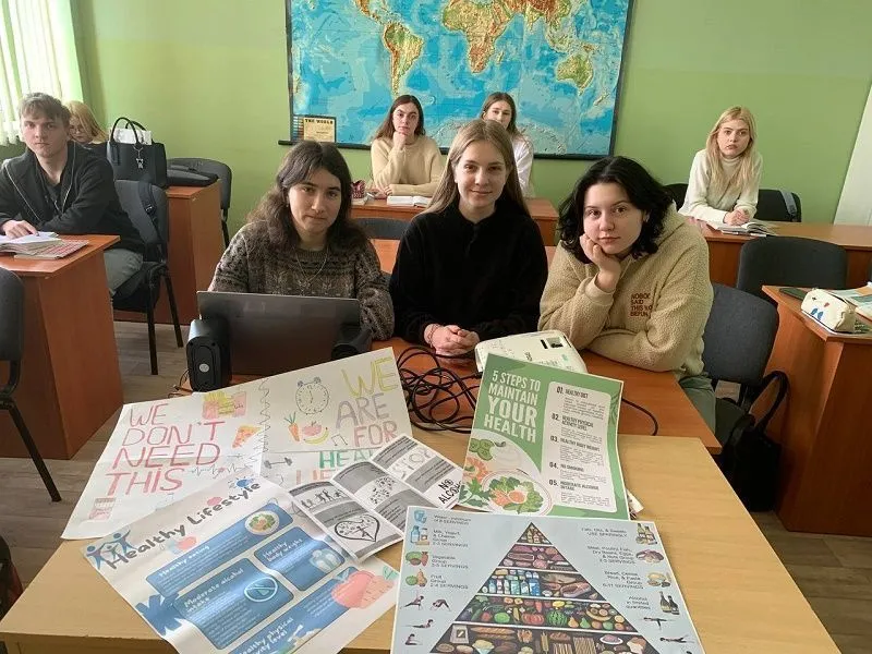 Проект «Здоровый образ жизни» в рамках изучения учебной дисциплины «Иностранный язык»