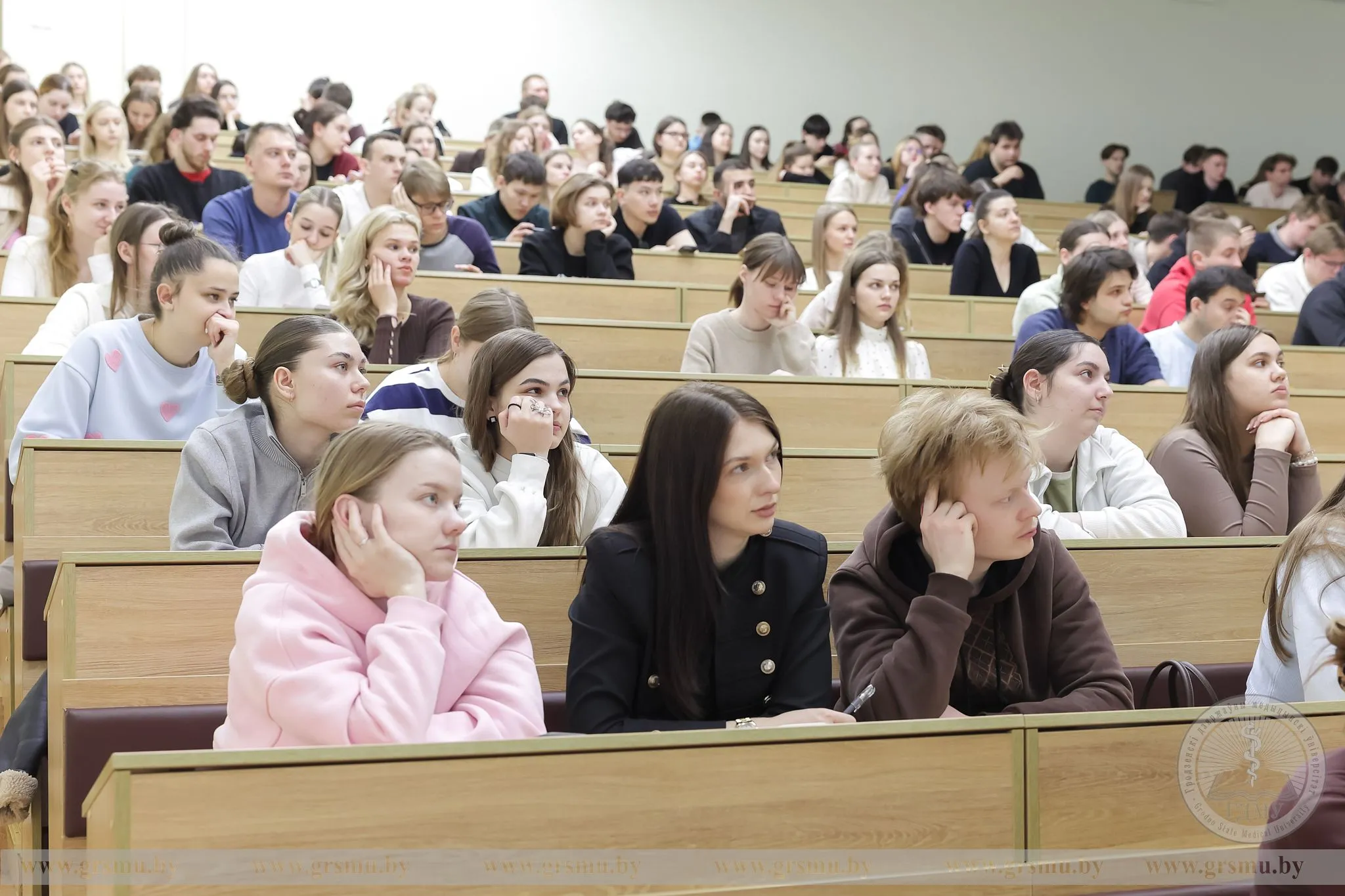 В ГрГМУ прошла лекция приглашенного профессора Виталия Витальевича Голдобина