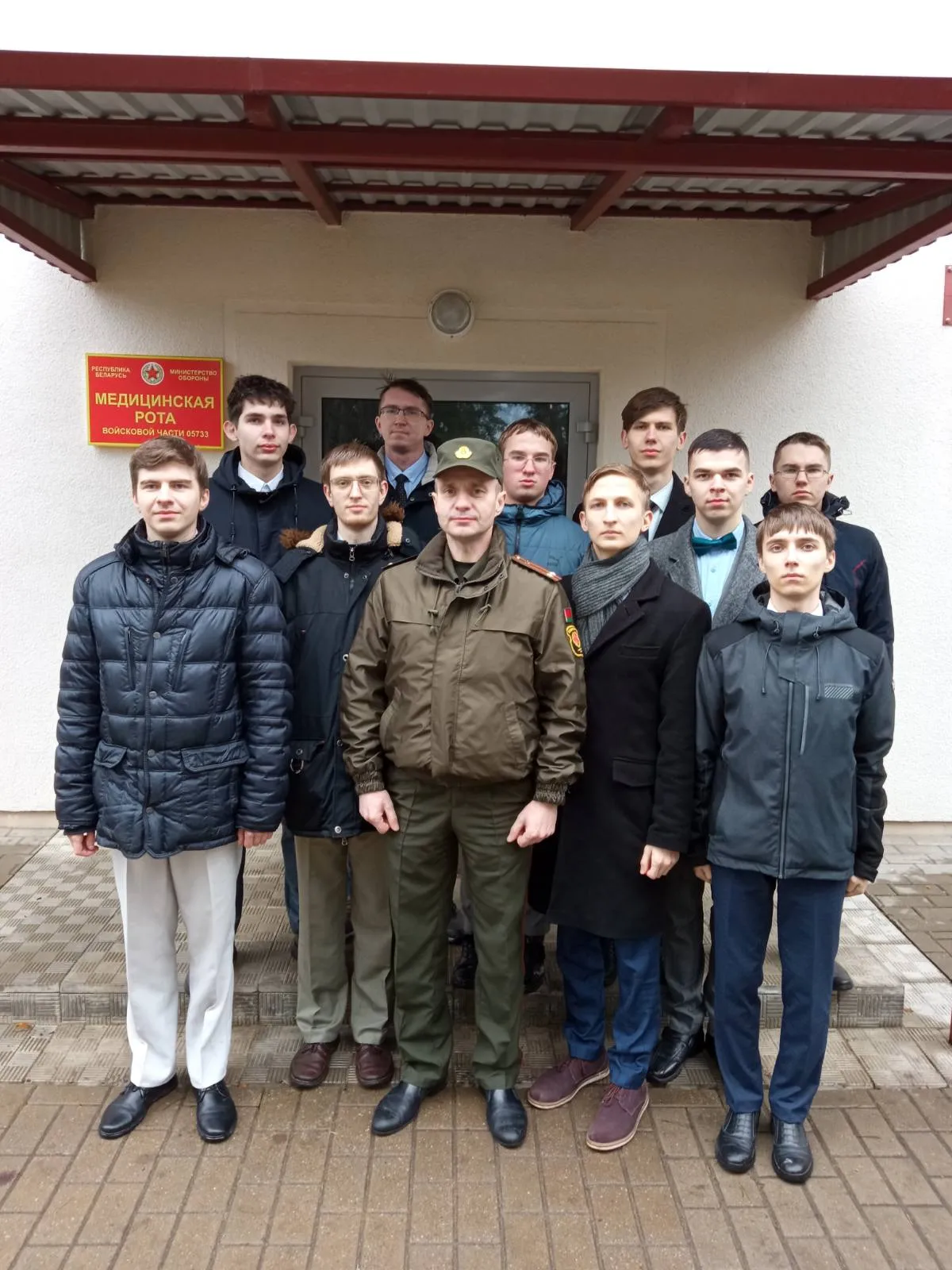Студенты ГрГМУ, будущие офицеры запаса, посетили медицинскую роту войсковой части 05733