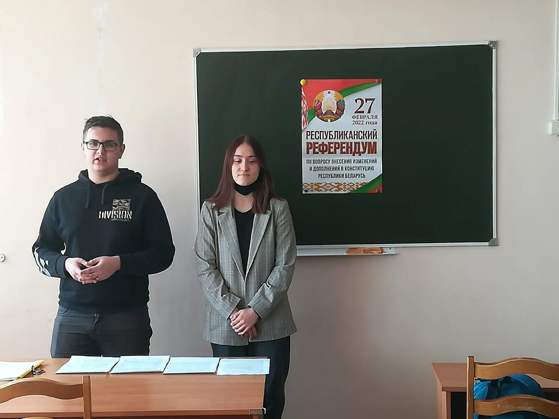 Выступления представителей гражданско-патриотического клуба перед студентами