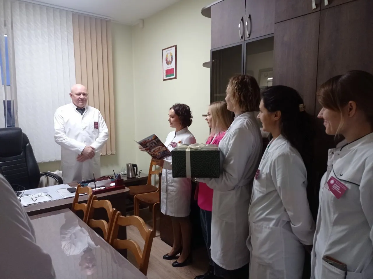 Поздравление заведующего кафедрой психиатрии и наркологии Эдуарда Павловича Станько с юбилеем!