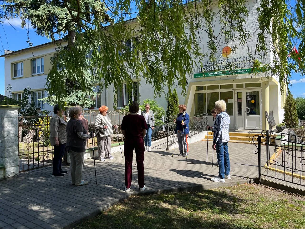 Лекция в центре досуга пожилых людей в агрогородке Вертелишки