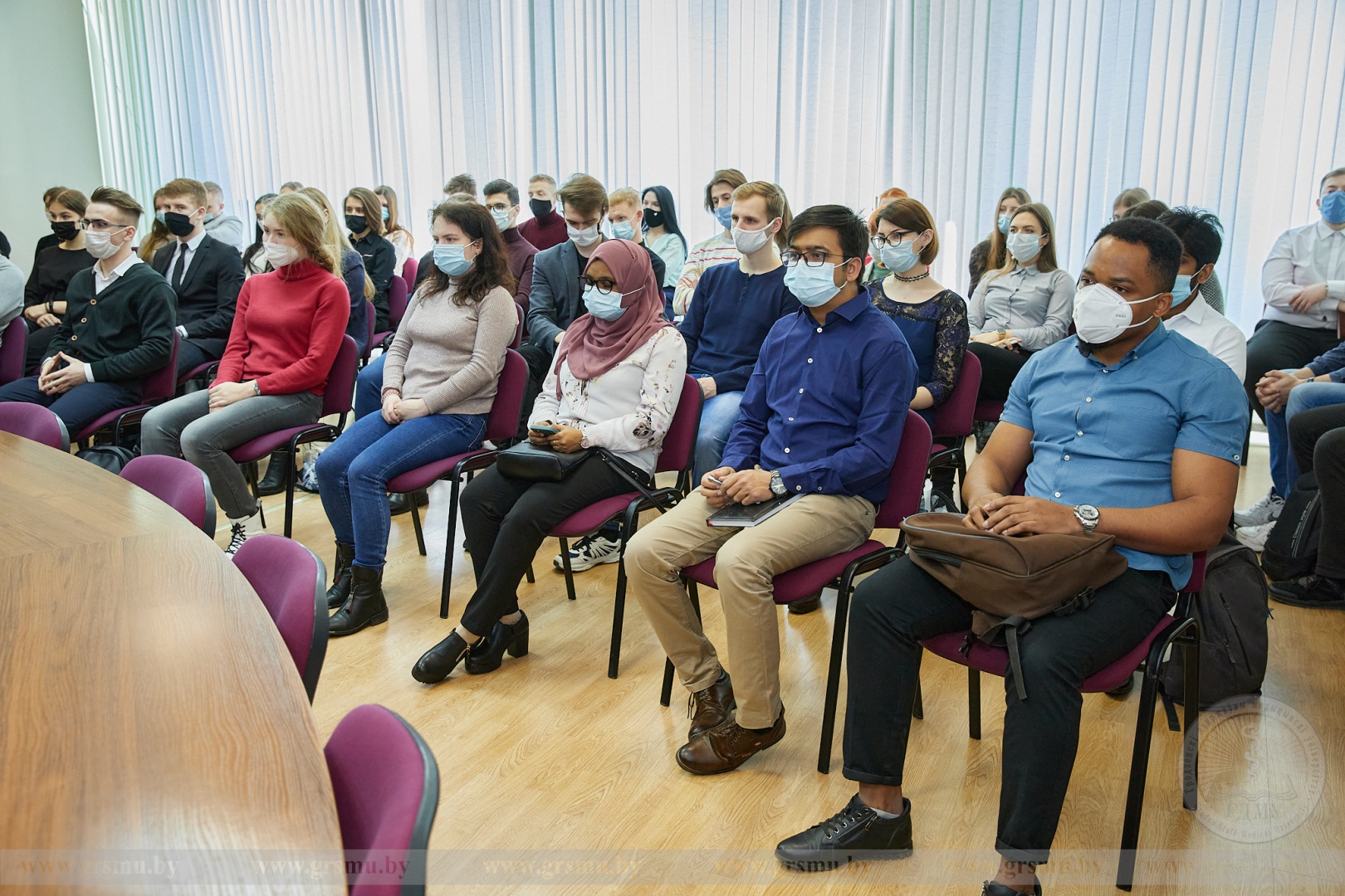 Discussion meeting with the Rector of Grodno State Medical University