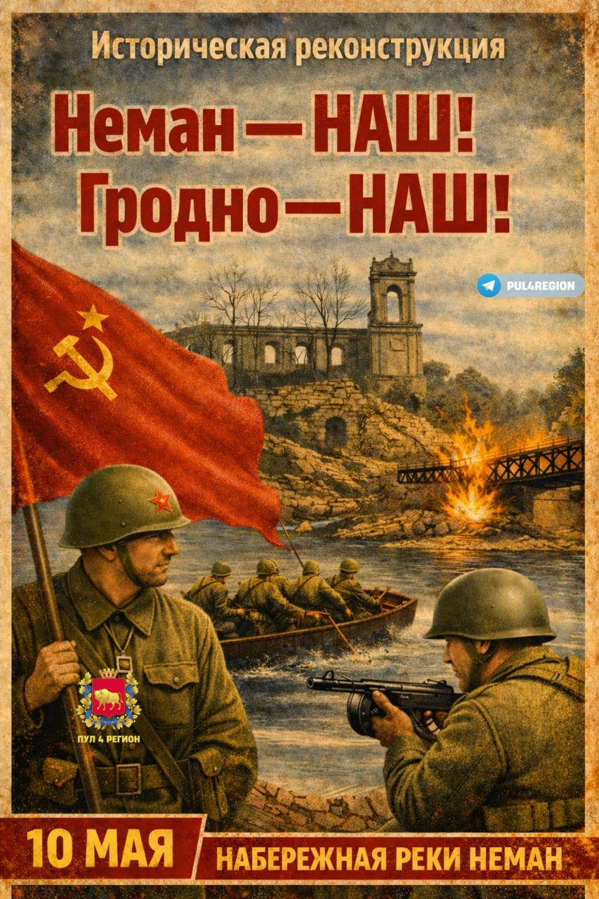 В Гродно пройдет масштабная реконструкция освобождения города с форсированием реки Неман