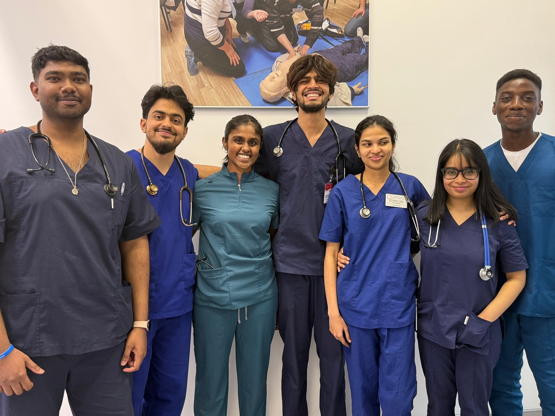 Students of the Faculty for International students took part in the International Student Olympiad on emergency medicine "Safety Zone"