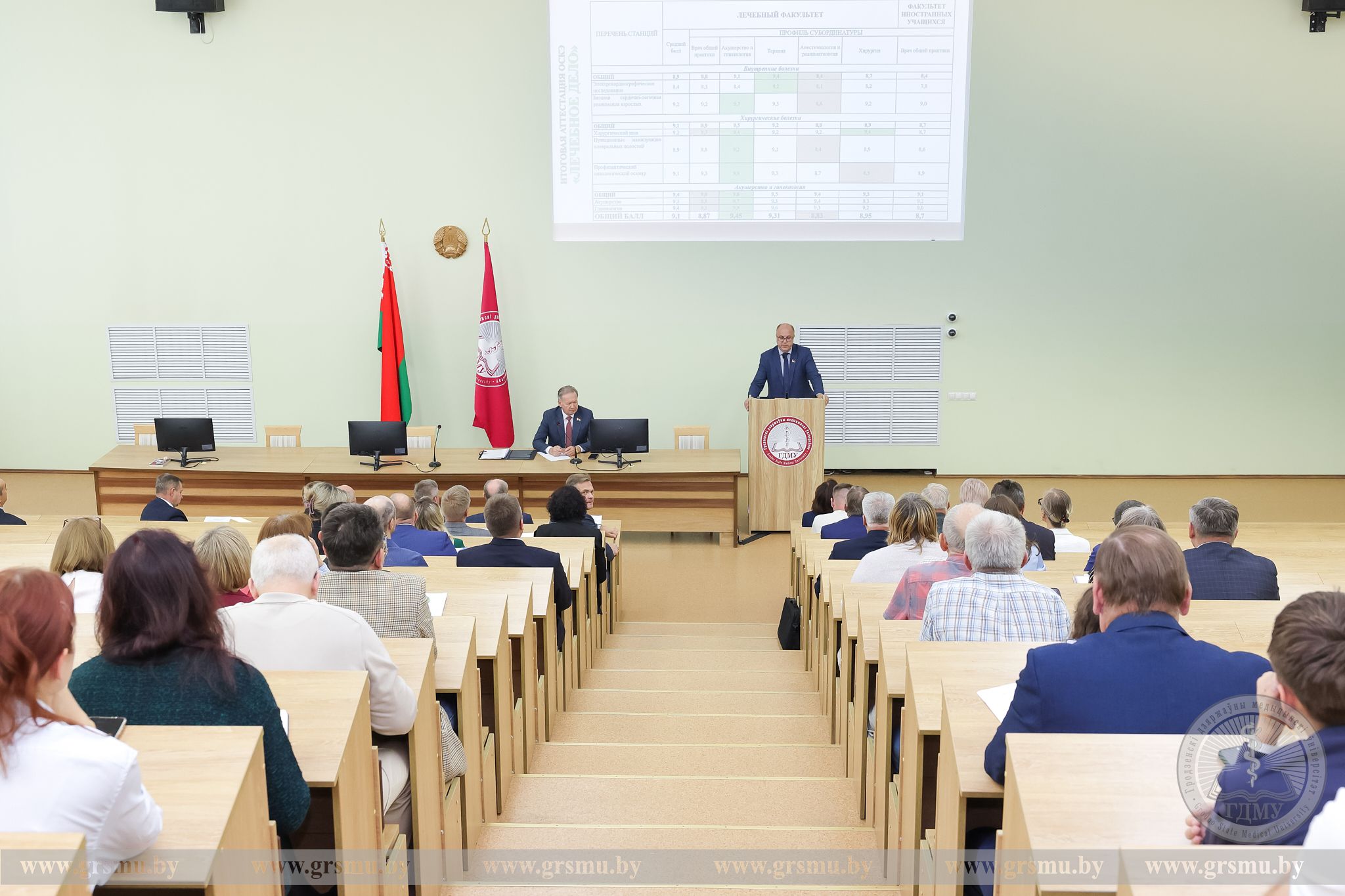 Заседание совета университета прошло в Гродненском медуниверситете