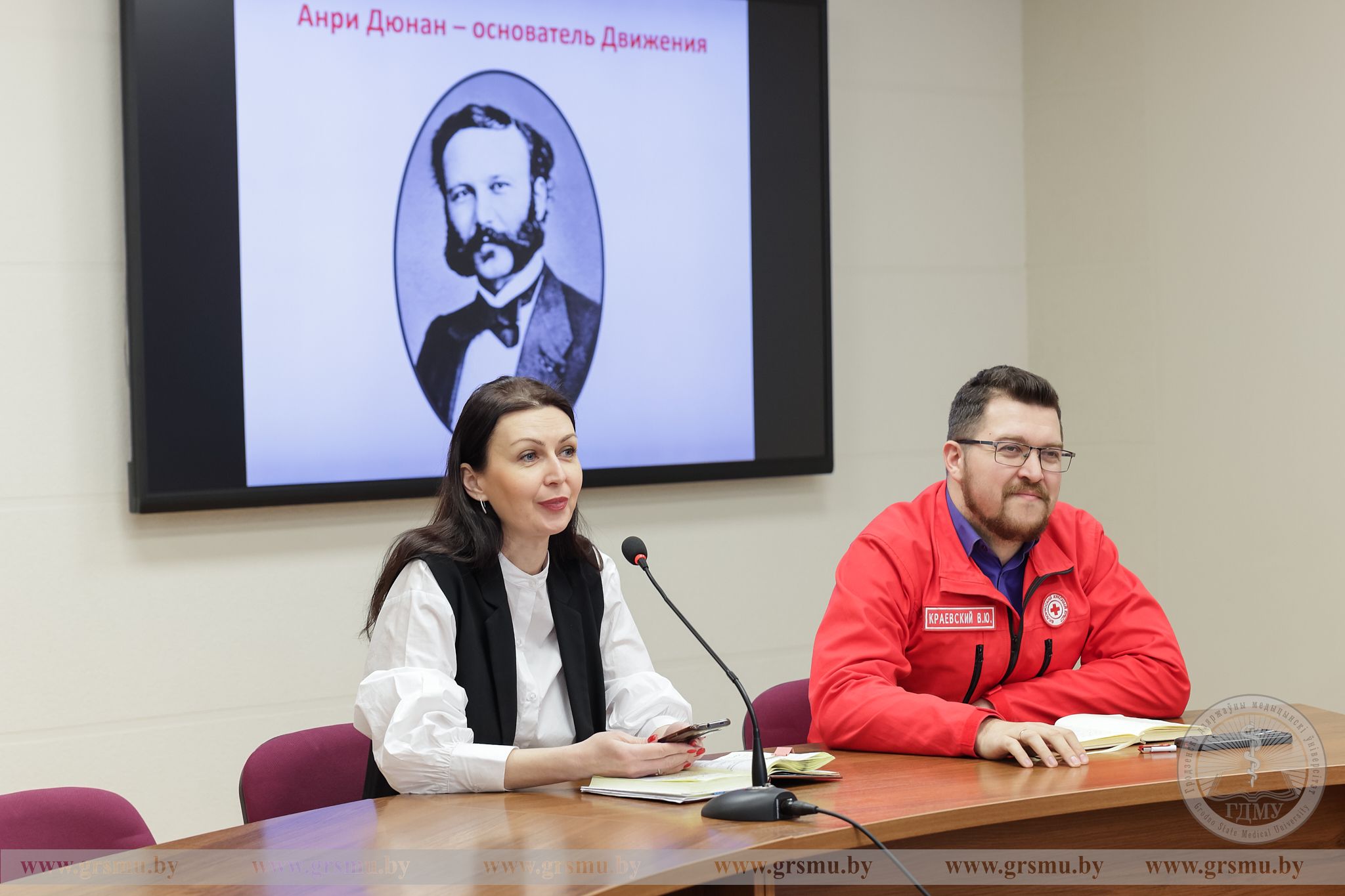 В приоритете – помощь людям! В ГрГМУ прошла информационная встреча с представителем Белорусского Красного Креста