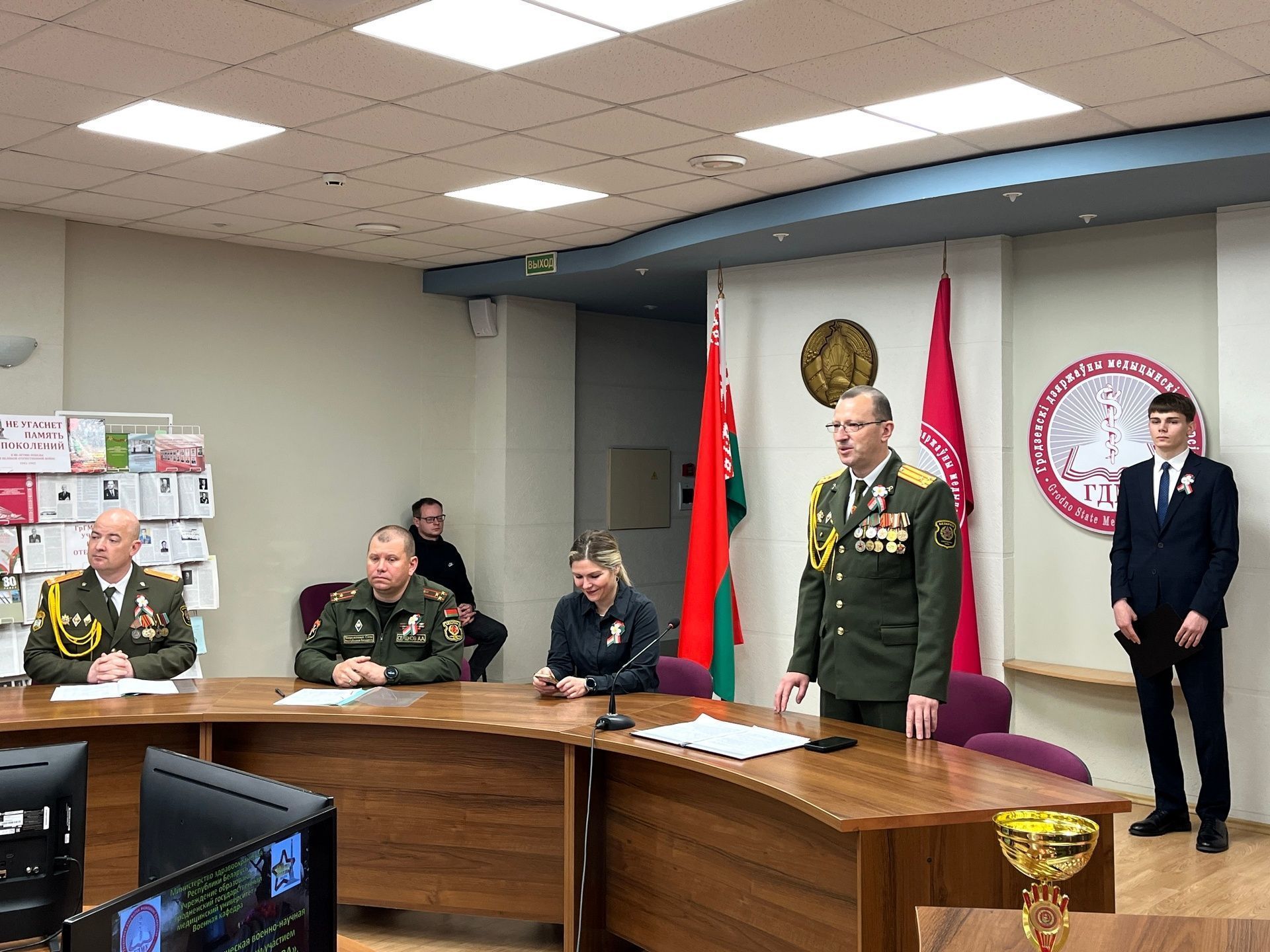 В ГрГМУ проходит X Республиканская студенческая военно-научная конференция «Этих дней не смолкнет слава», посвященная 80-летию Победы в Великой Отечественной войне