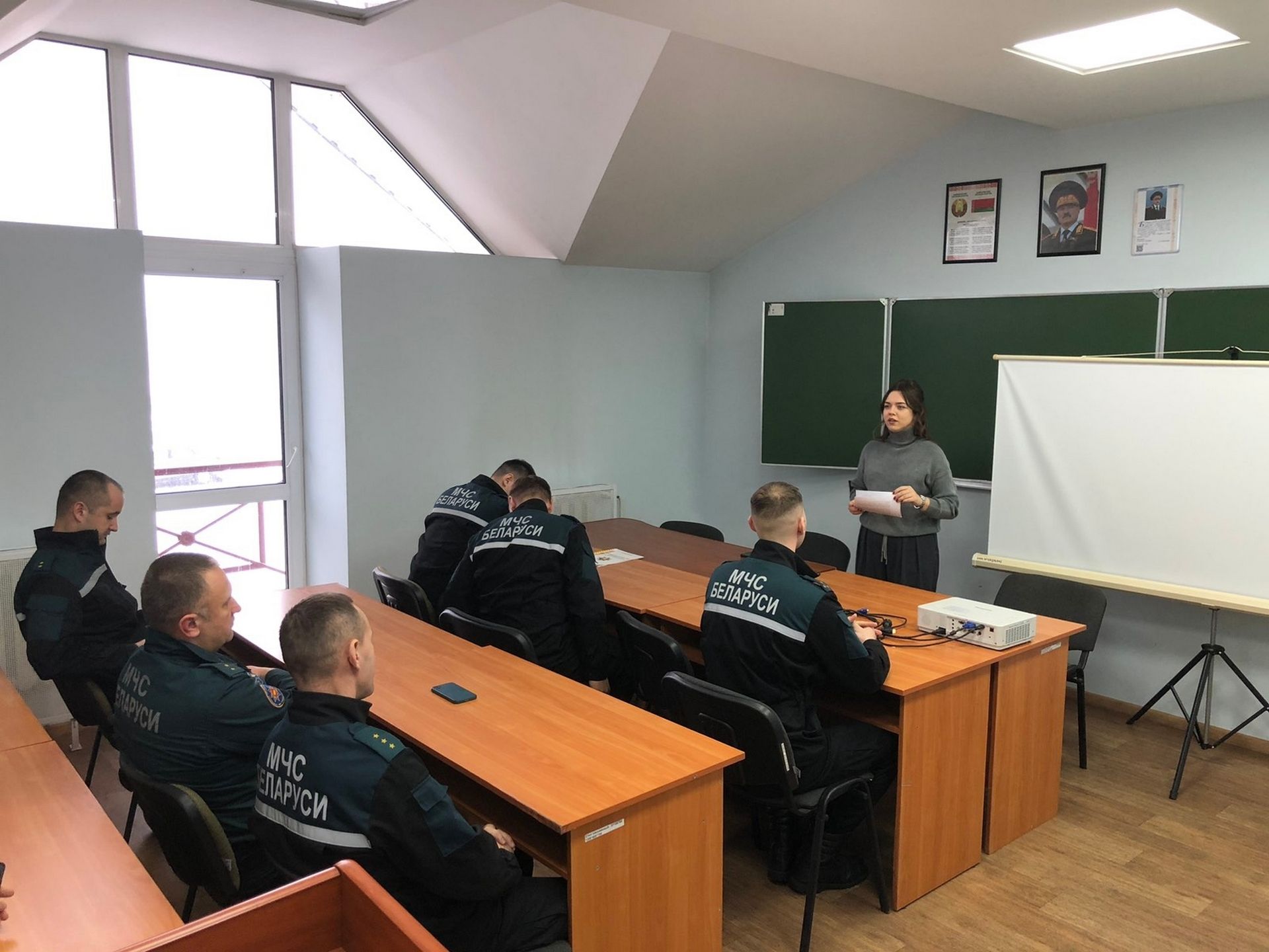 Лекция для сотрудников пожарной аварийно-спасательной части №5 г. Гродно