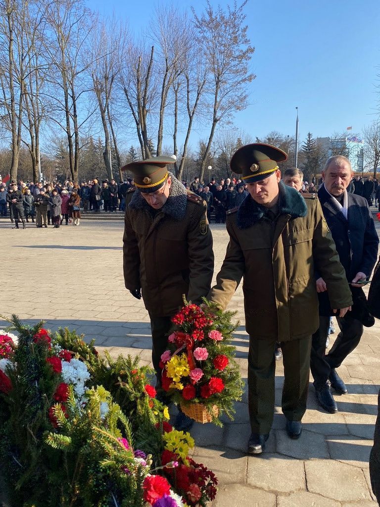 Митинг, посвященный 33-й годовщине вывода советских войск из Афганистана