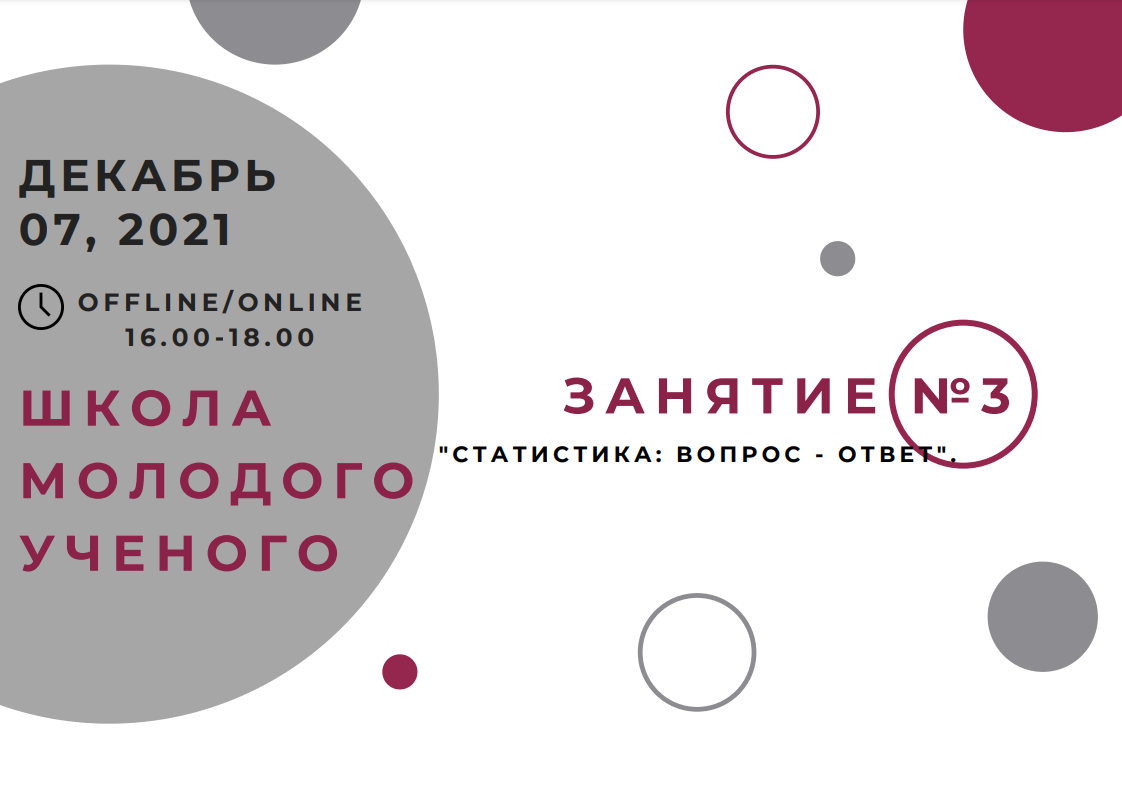 Заседание Школы молодого ученого