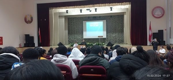 General meeting of foreign students with representatives of law enforcement agencies on the prevention of delinquency and crimes among youth was held