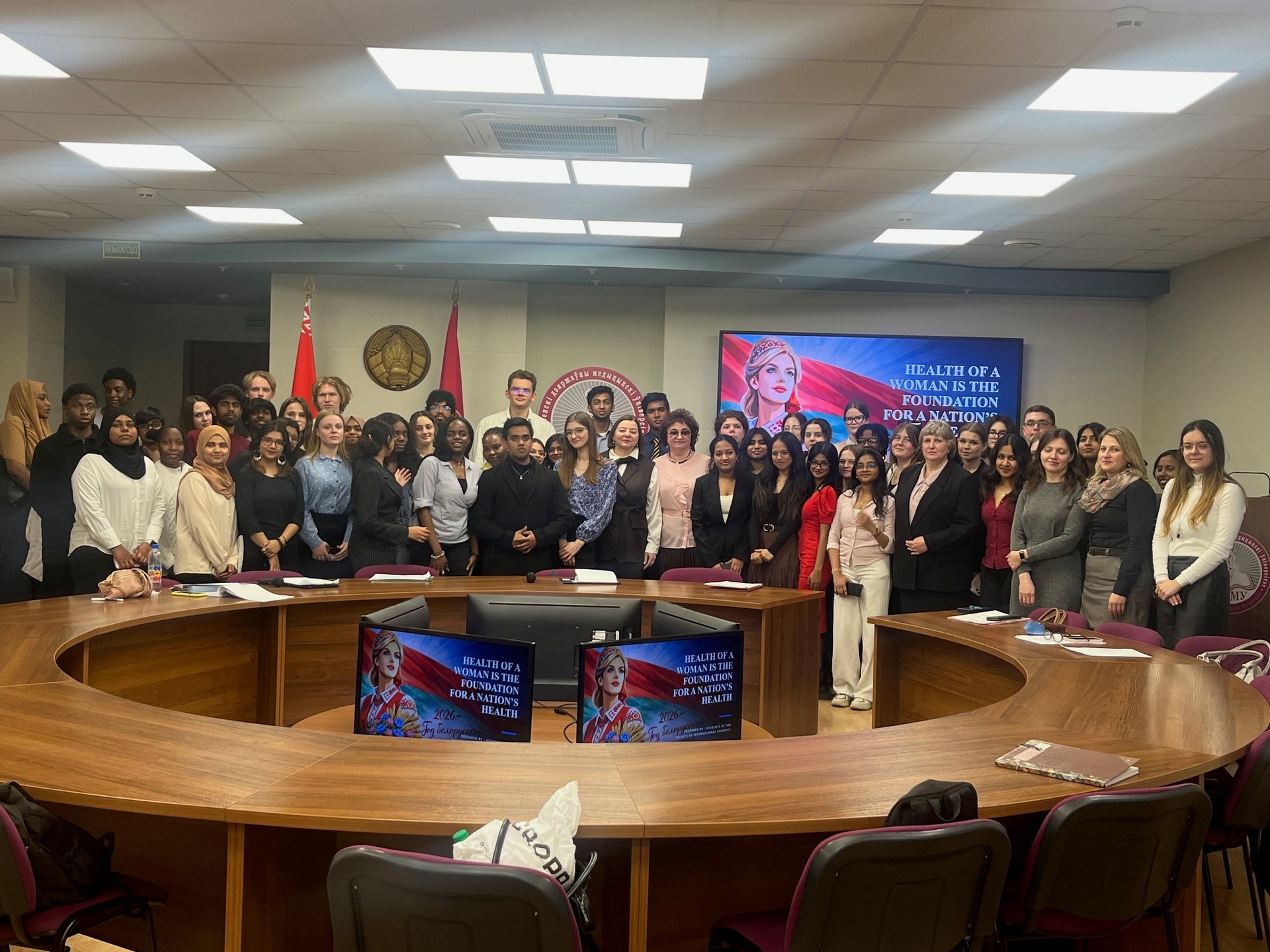 A Round Table (Panel) discussion on the topic “Health of a Woman is the Guarantee for a Nation’s Health” was held