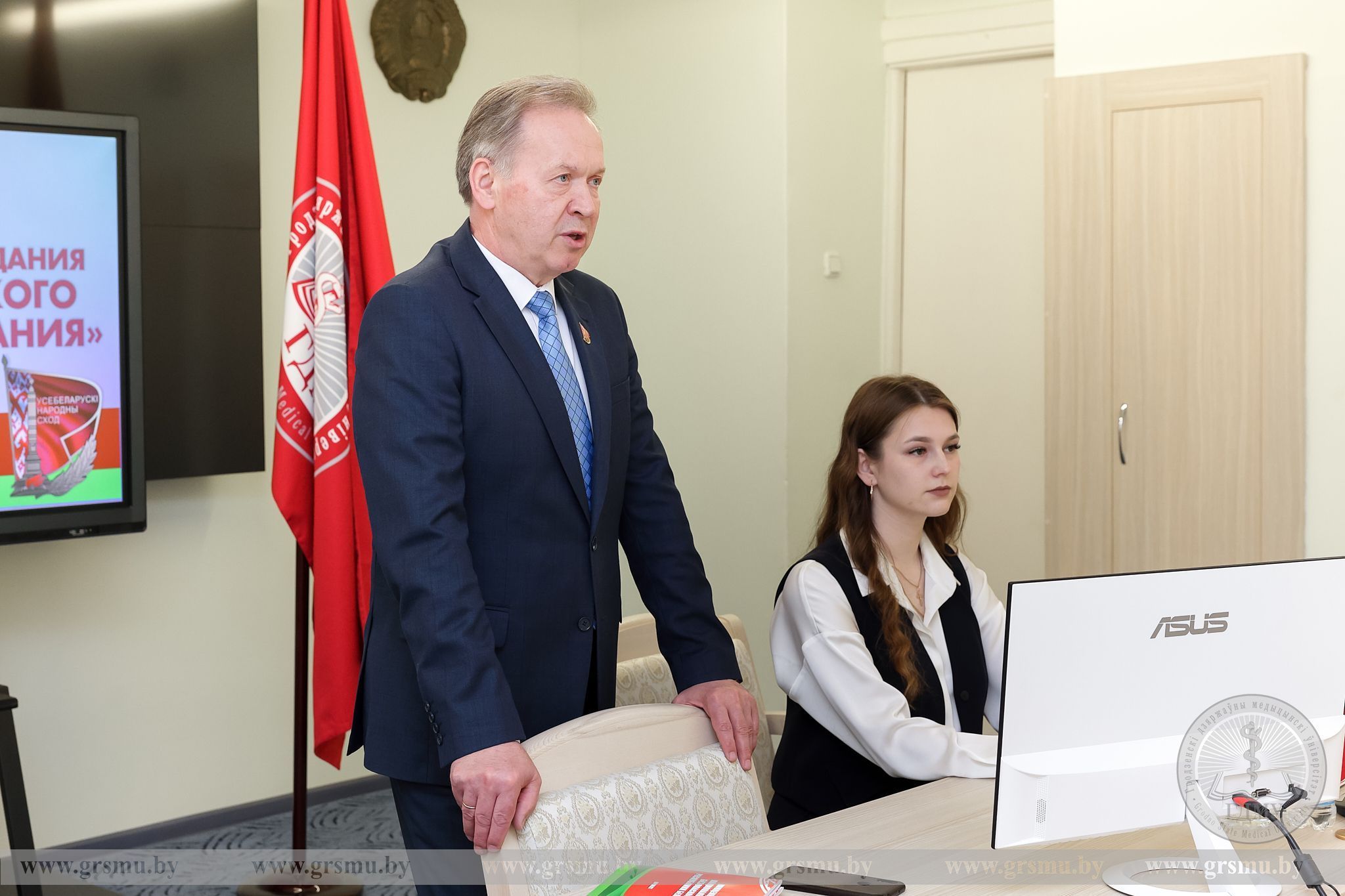 В ГрГМУ прошла диалоговая площадка, посвященная VII Всебелорусскому народному собранию