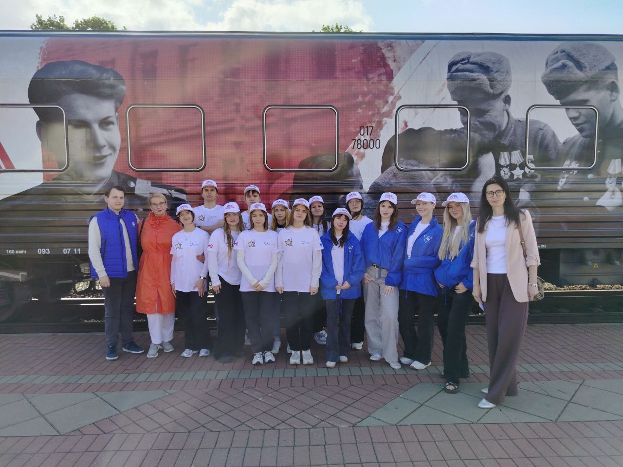 «Поезд Победы» торжественно встретили в Гродно!