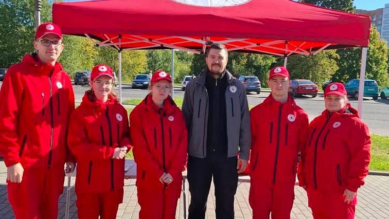Волонтеры на Едином дне безопасности