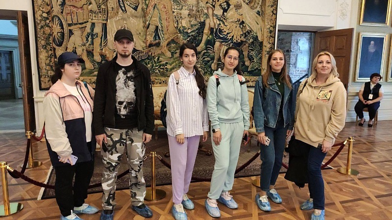 Студэнты Пскоўскага універсітэта (практыка па праграме акадэмічнага абмену)