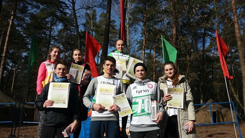 Команда -победительница в легкоатлетической кроссе на 1.5 км. Масленица 2019