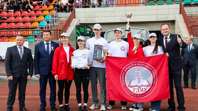 Каманда ГрДМУ заняла трэцяе месца ў Міжнародным грамадзянска-патрыятычным марафоне «Час выбраў нас!»