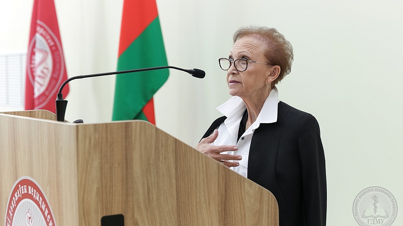 У рамках юбілейнага тыдня ў ГрДМУ прайшла адкрытая лекцыя Піраговай Л. А.  25 верасяня 2023 — 14:46
