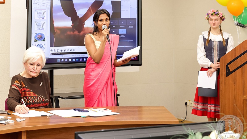 The cultural and educational project "For Peace and Creativity on Earth" took place at the GrSMU