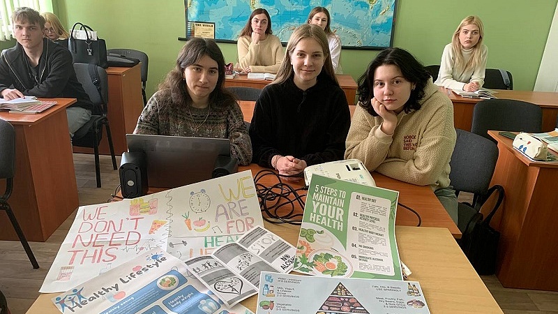 Проект «Здоровый образ жизни» в рамках изучения учебной дисциплины «Иностранный язык»
