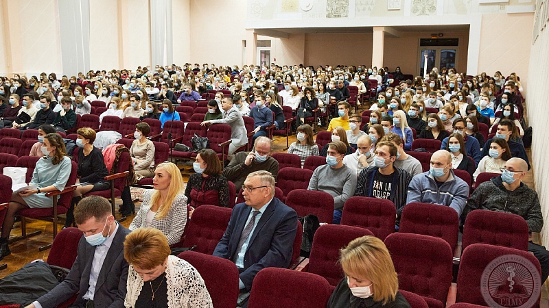 Сустрэча прадстаўнікоў устаноў аховы здароўя са студэнтамі-выпускнікамі ВНУ