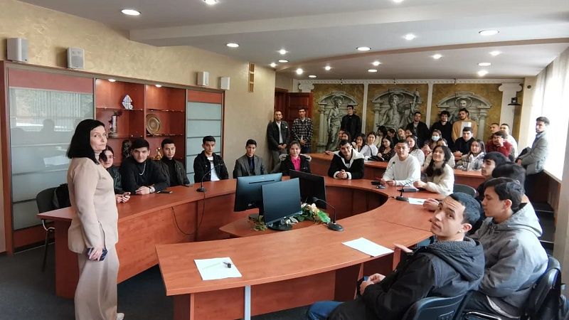 Meeting with the faculty’s students