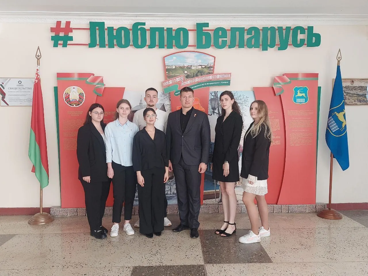 Студенты ГрГМУ накануне Дня Победы провели для школьников тематический квест «Код памяти»